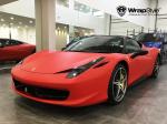 Ferrari 458 Italia Red Matt by WrapStyle 2017 года
